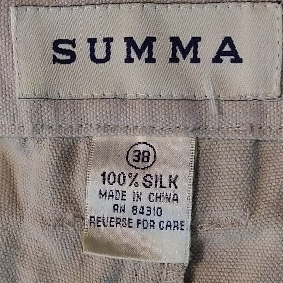 38 100% Silk Men Shorts(t7) - Picture 3 of 4